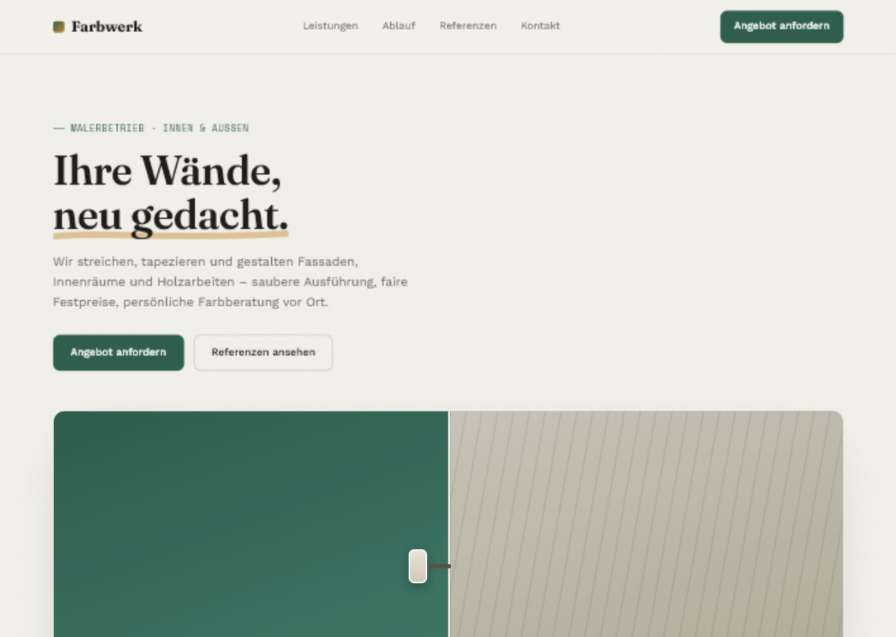 Screenshot Maler Farbwerk
